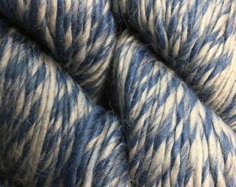 Denim Color Duo Alpaca Merino Wool Yarn 197 yards Worsted Weight Color 204