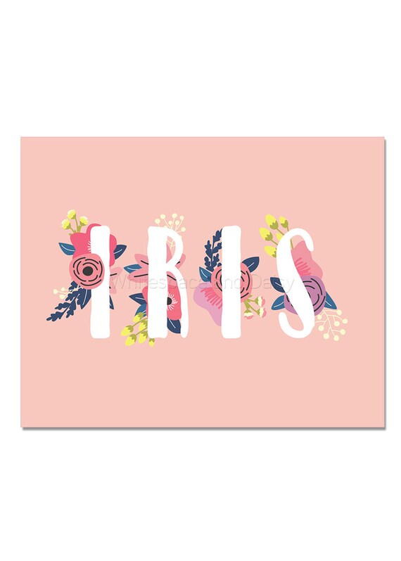 Download Iris Baby Name Wall Art Iris Baby Name Sign Iris Party