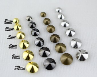 100pcs Alloy Spike Spots,Cone Spots For Shoe,Purse,Cone Rivet,Leathercraft Spots,CONE Rapid Rivet Studs spikes for leathercraft