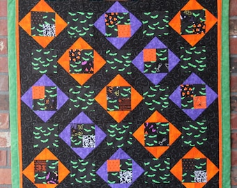 Batty Quilted Wall Hanging
