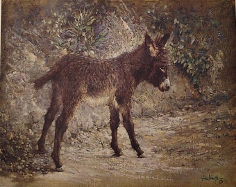 Clark Hulings "Elizabeth's Burro" Limited Edition Archival Print