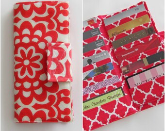 Card Organizer, Credit Card Organizer Wallet, Gift Card Holder, women's wallet, Loyalty Card Organizer, Business Card Organizer, Wallflower