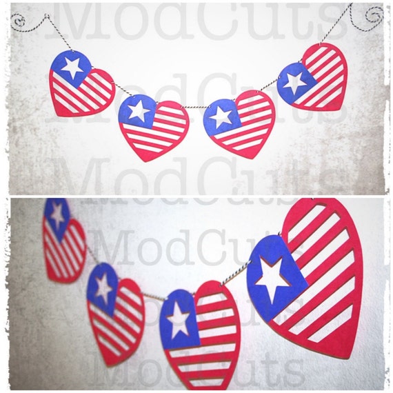 Download SVG American Flag Heart Files Designs Cut File Heart Flag 4th