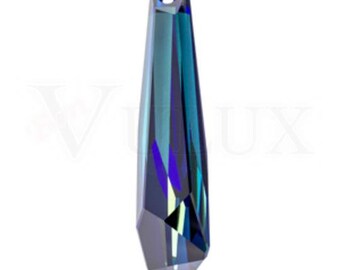 Swarovski 6017/G Crystalactite Pend.grand - Bermuda Blue 30 mm