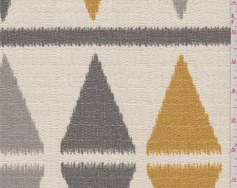 White Diamond Linen Look, Fabric By The Yard