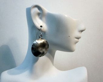 Round Drop Earrings