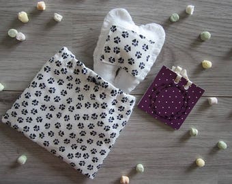 Tooth-pocket with bag and exercise book with Fantasia