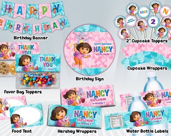 Dora Printable Party Package