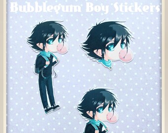 Bubblegum Boy - OC Chibi Sticker
