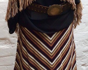 70s windsmoor maxi skirt and wrap. Skirt UK size 8