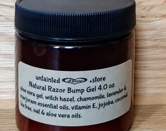 Razor Bump Gel 4.0 oz, Soothing Gel, Soothing Razor Bump Gel, Aloe Vera Razor Bump Gel