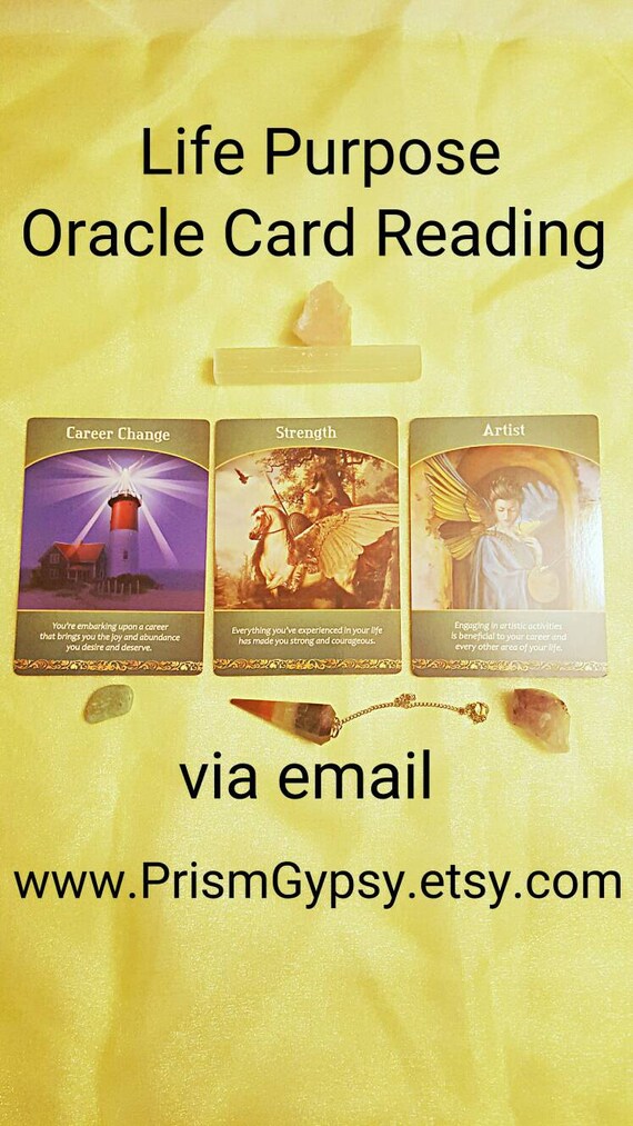 Life Purpose Oracle Card Reading Tarot Cards Pendulum