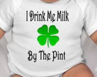 Shamrock Baby Bodysuit - St Patrick Day Baby Tee - St Patrick Day - Irish Baby - 4 Leaf Clover Baby Tee - Shamrock Baby Bodysuit - Irish