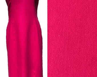 Fuchsia Raw Silk - By the Piece
