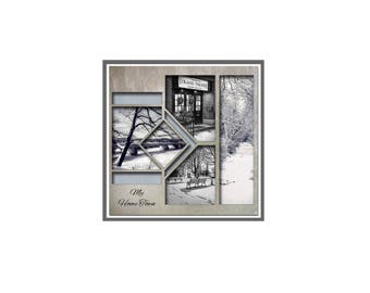 12x12 Digital Scrapbook Template (304)
