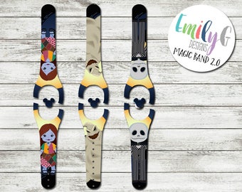 Nightmare Before Christmas Magic Band 1.0 or 2.0 Decal | Disney Magic Band Decal | Halloween Decal | Magic Band Skin | Magic Band Decal