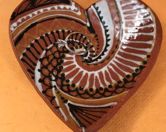 Heart Ring Dish or Spoon Rest