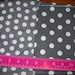 Destash- 2 Pieces Of Medium Gray And Light Gray Large Polka Dot Quilter's Cotton Fabric