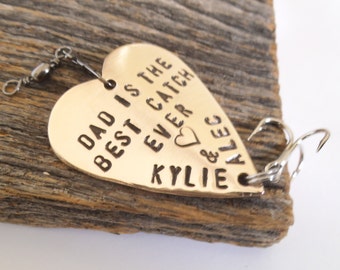 Christmas Gift for Dad Personalized Fishing Lure 1st Christmas Gift for Husband Christmas for Him Birthday Gift Boyfriend Christmas Present