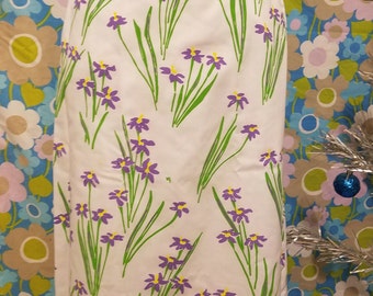 Vintage Vested Gentress purple floral skirt