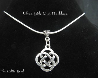 Silver Celtic Knot Necklace