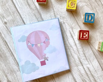 Baby Photo Album, Baby Scrapbook, Baby Memory Book, Baby's 1st Birthday, Babyshower Gift. Baby Gift. New Baby. Baby Album. Mothers Day Gift
