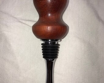African Padauk wine stopper