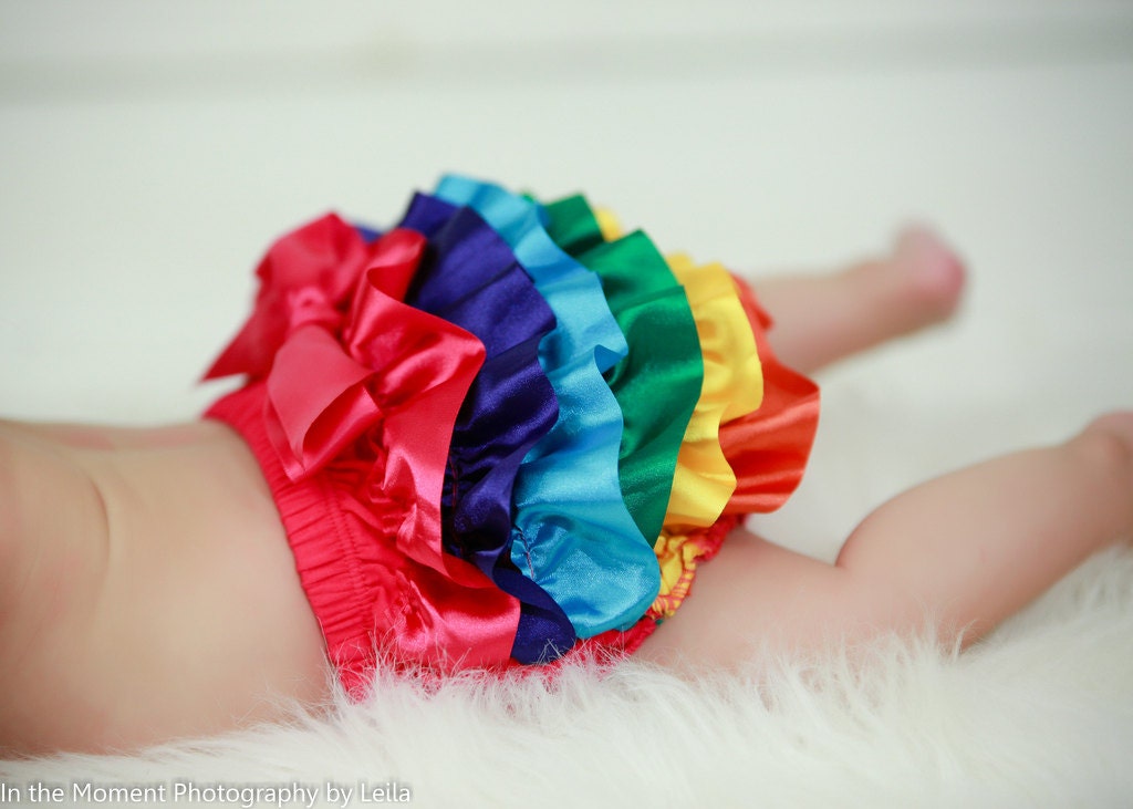 Rainbow Bloomer Photo Baby Toddler Child Girls Photo Prop