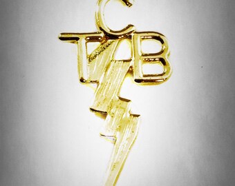Elvis Presley 14k Kart Gold TCB Pendant Taking Care of Business