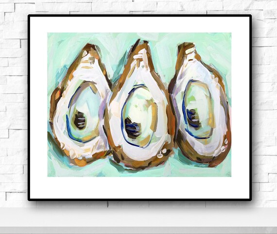 Oyster Print Oyster Art Wall Art Coastal Oyster Shell   Il 570xN.977380074 Ejmc 