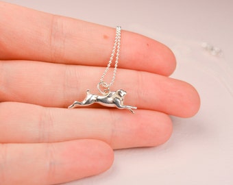 Handmade Sterling Silver Necklace With Hare Charm