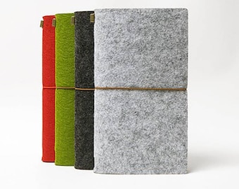 Felt Journal Midori Traveler's Notebook - Refillable