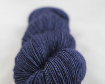 Hand-dyed yarn - sock yarn - superwash - merino - dyed-to-order - DARK
