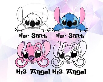 Free Free 165 Baby Stitch And Angel Svg SVG PNG EPS DXF File