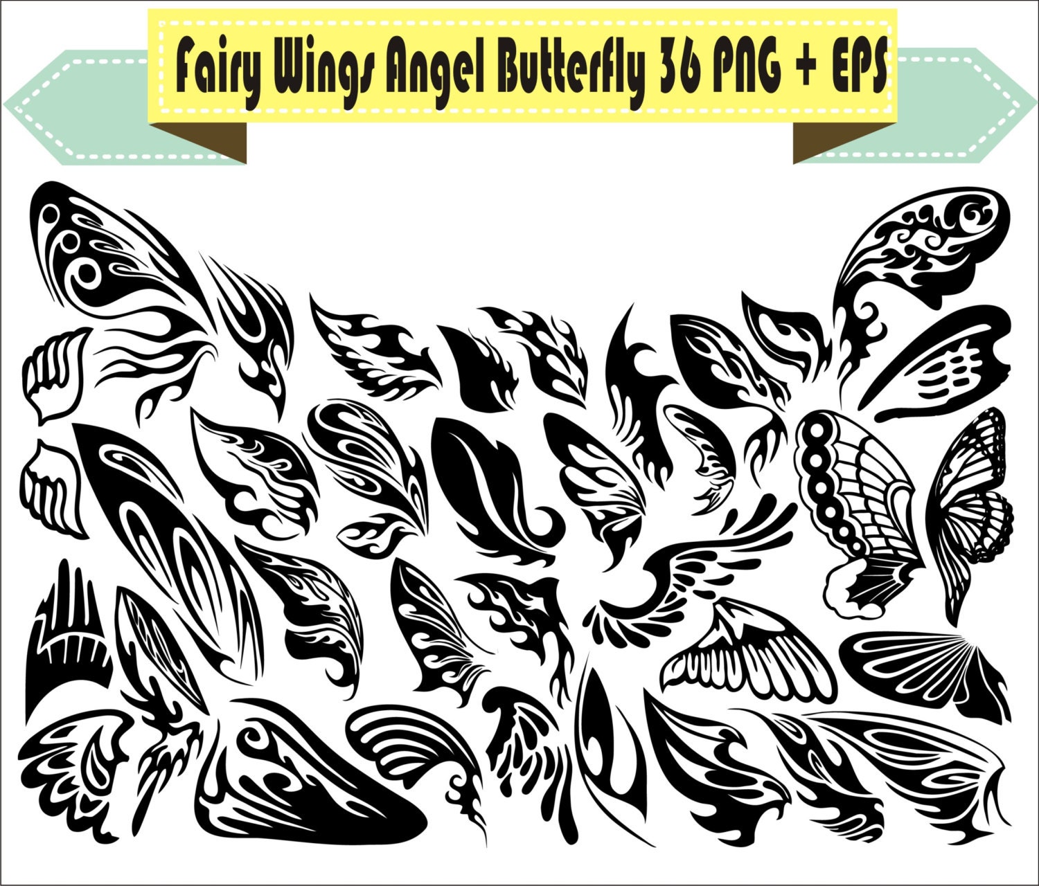 Free Free 347 Angel Butterfly Wings Svg SVG PNG EPS DXF File