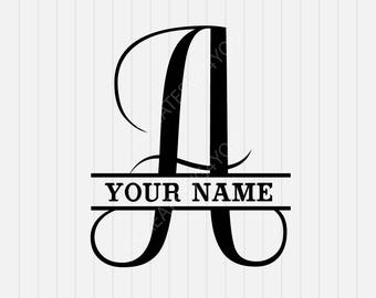 Download H Split Monogram SVG Split letter H SVG svg dxf eps