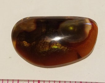 Fire Agate Freeform Cabochon