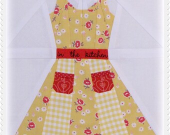 Grandmother's Apron, a paper piecing pattern