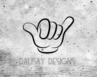 Hang Loose Vinyl Decal
