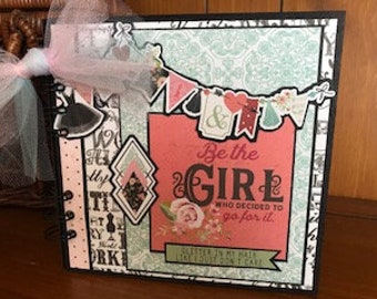 Be the Girl - Completed mini scrapbook album
