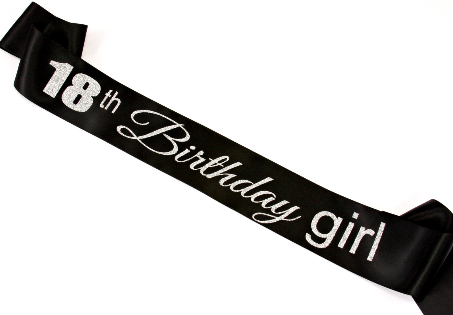 18th Birthday Girl Sash Colors And Age Are Customizable