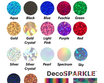 Holographic Heat Transfer Vinyl, DecoSparkle HTV, Rainbow Stripe Vinyl, Heat Transfer Vinyl, Faux Rhinestones, Iron On Vinyl, HTV, Siser