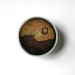 Copper Enamel Cabinet Knob / Desert Sunrise / Enameled Copper Drawer Pulls / Earthtones / Cabinet Pulls