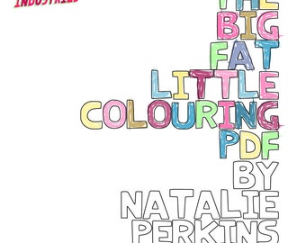 The Big Fat Little Colouring PDF, Adult Colouring In, Fat Activism, Fat Acceptance, Fat Liberation, Body Positive