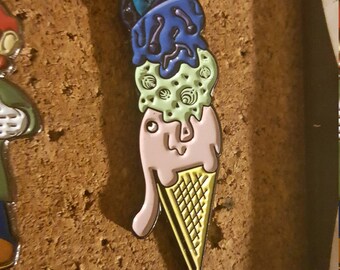 Bassnectar icecream hat pin - hat pins - ice cream pin - pin life