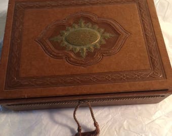 Vintage cardboard storage box