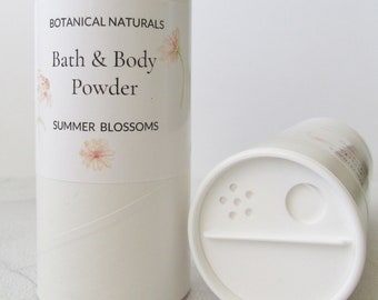 Summer Blossoms Bath & Body Powder, Talc Free Dusting Powder