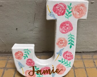 Handpainted Letter Blocks