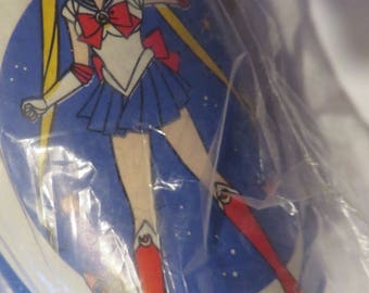 Vintage Sailor Moon Cups Paper Party Set of 8 New Old Stock Beach