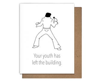 Elvis birthday card | Etsy